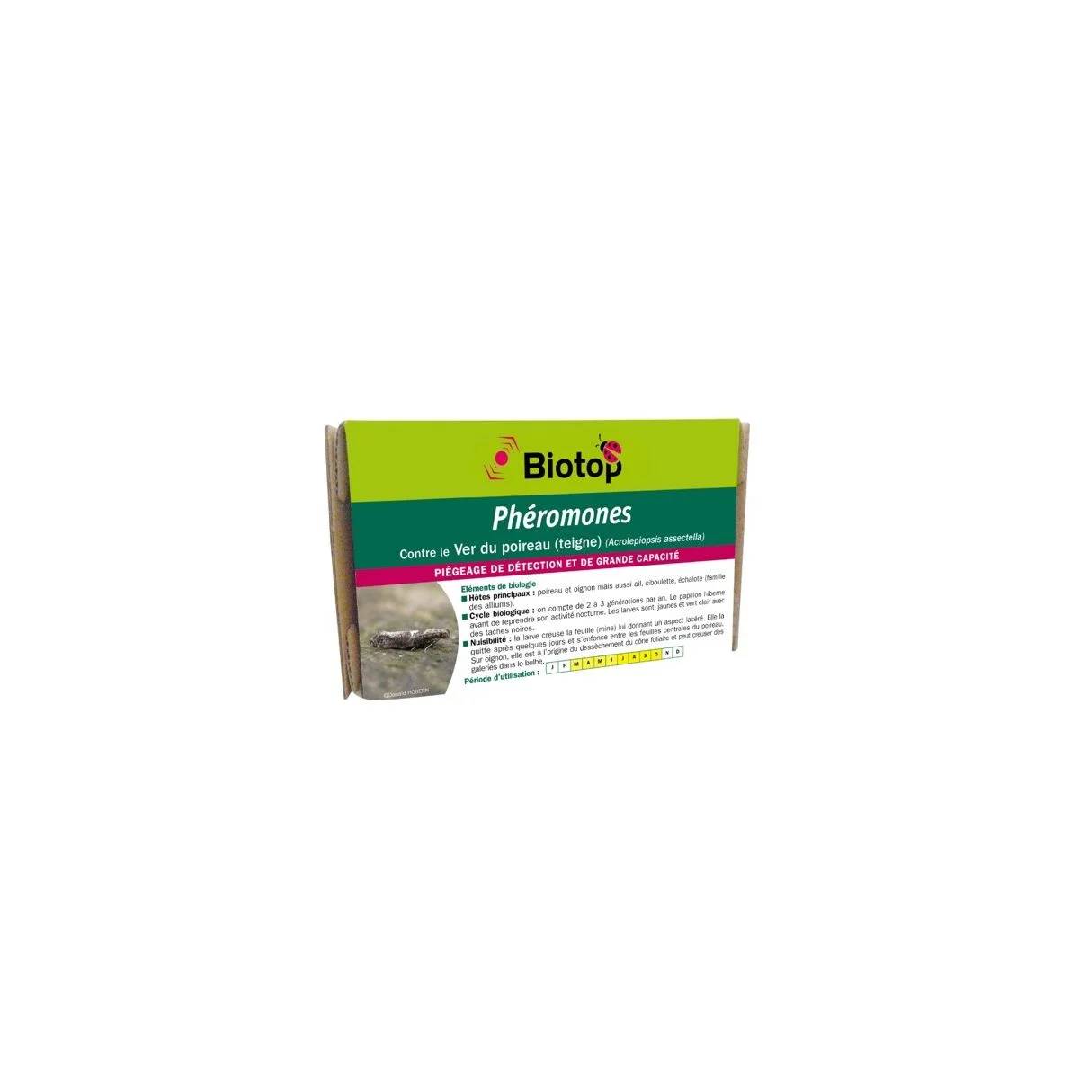 Greenapy - Phéromone teigne du poireau Acrolepiopsis assectella boîte de 2 capsules - Greenapy - Image 6