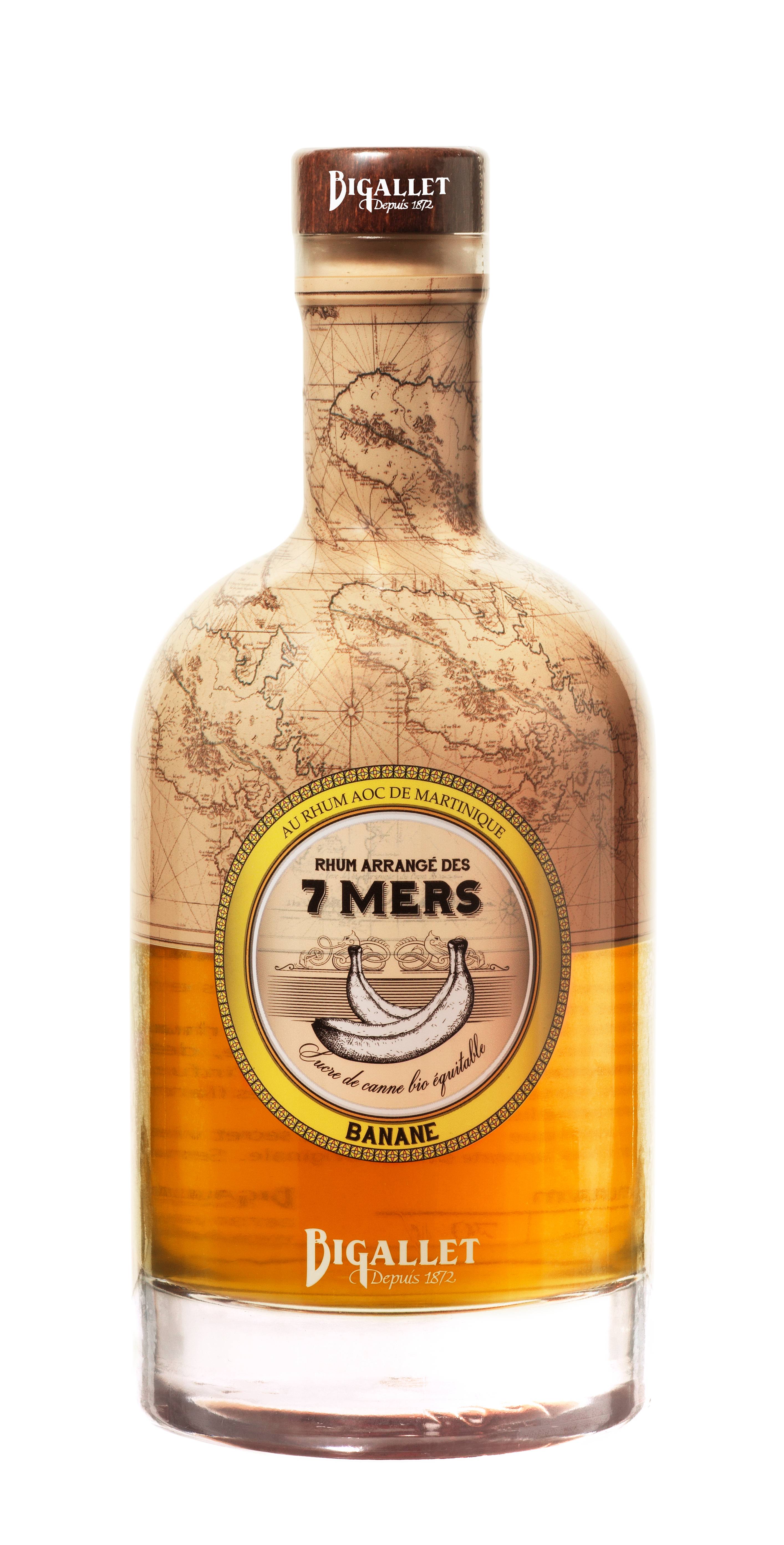 Bigallet - Rhum arrangé banane 25° 70 cl - Bigallet