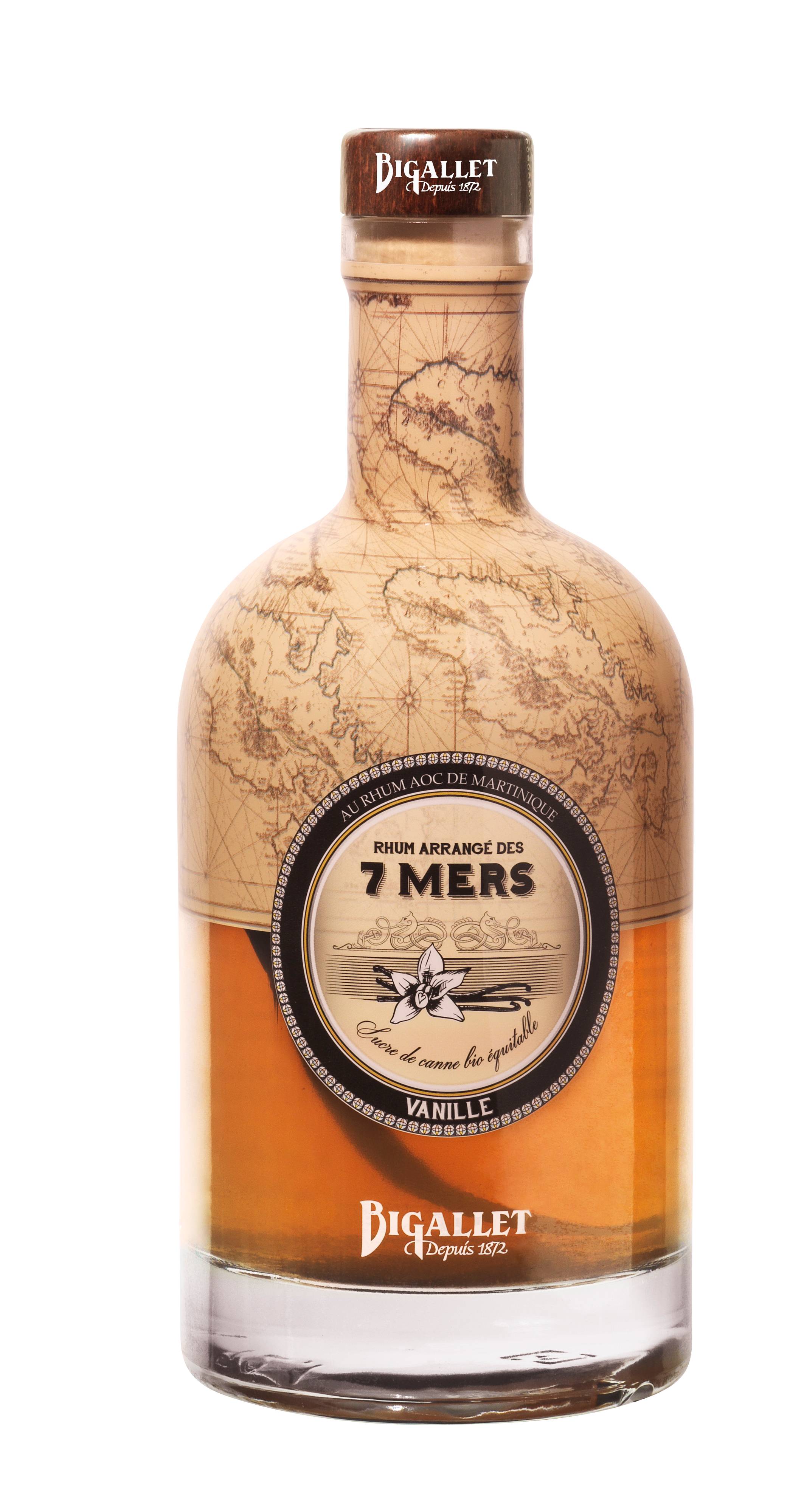 Bigallet - Rhum arrangé vanille 25° 70 cl - Bigallet