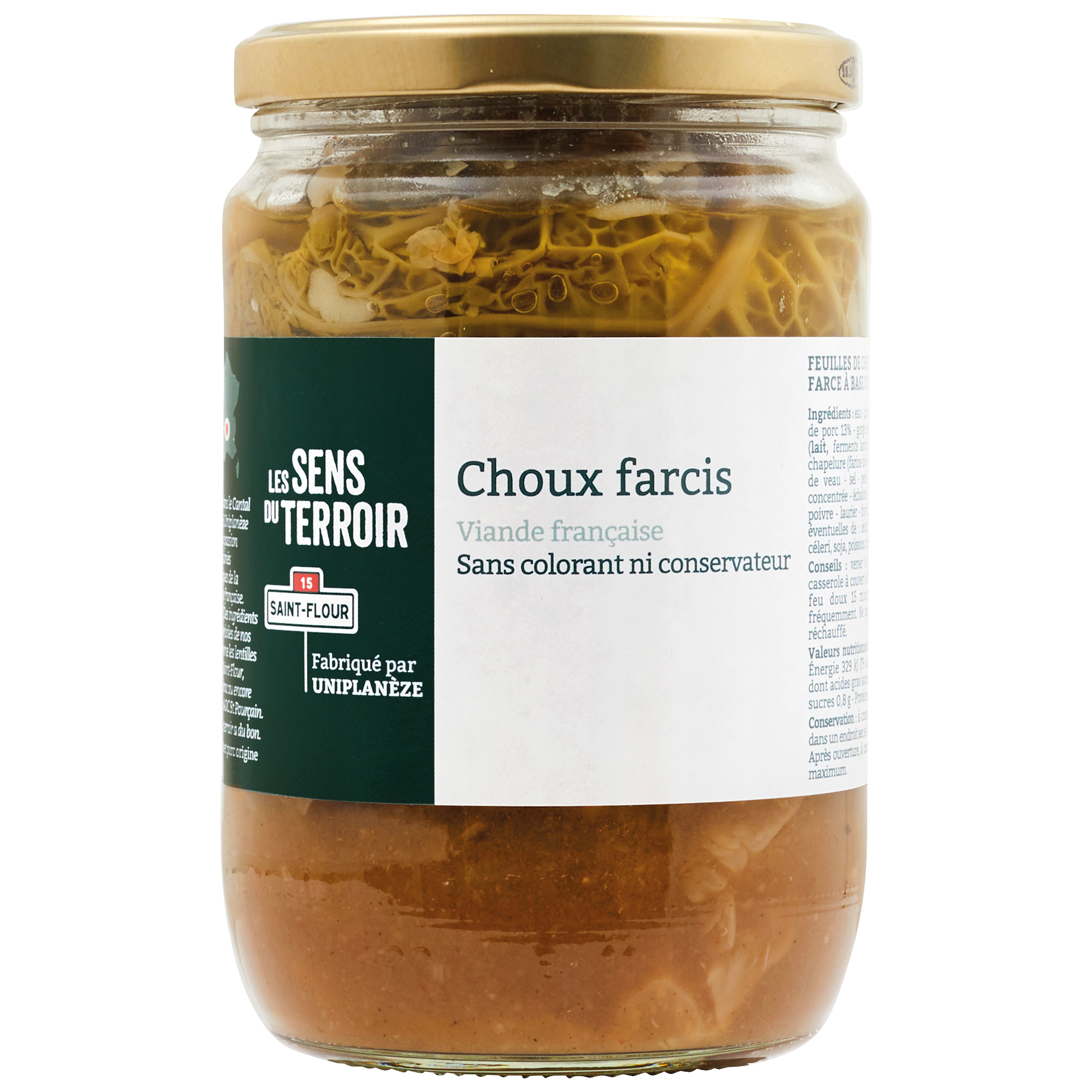 Les Sens du Terroir - Choux farcis 580 g - Les Sens du Terroir