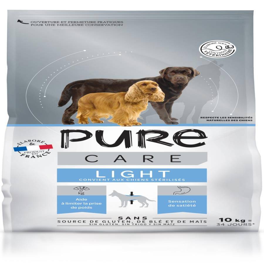 Pure - Croquettes chien light 10 kg - Pure Care