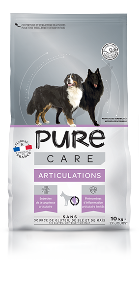 Pure - Croquettes sensibilité des articulations 10kg - Pure Care