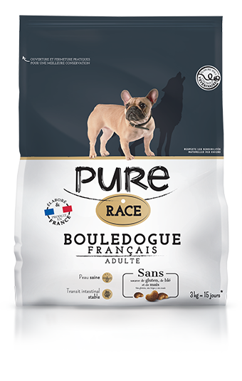 Pure Race - Croquettes chien Bouledogue Français 3kg - Pure Race