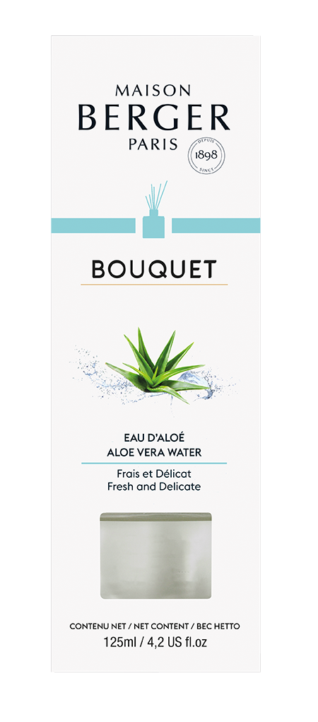 Maison Berger - Bouquet parfumé Eau D'Aloe L.6,50 x l.6,50 x H.21 cm - Image 1
