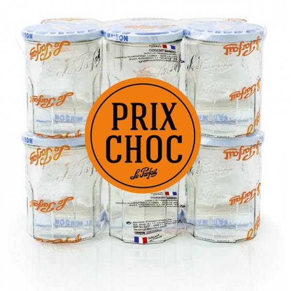 Le Parfait - Lot de 12 confituriers en verre transparent Ø82 l.0,385 H.11,3 - Le Parfait® - Image 2