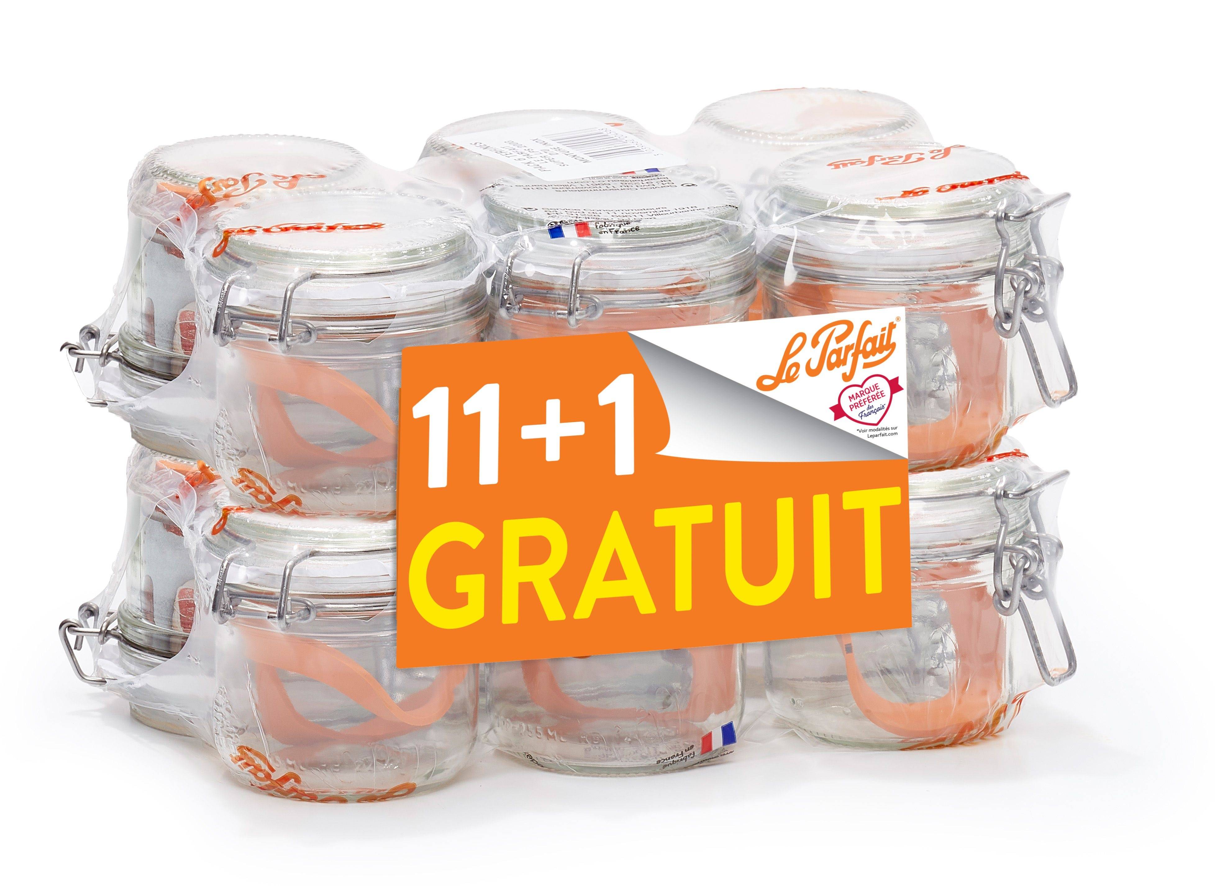 Le Parfait - Terrines "Super" 200g Ø70 mm x11+1gratuite - Le Parfait® - Image 1