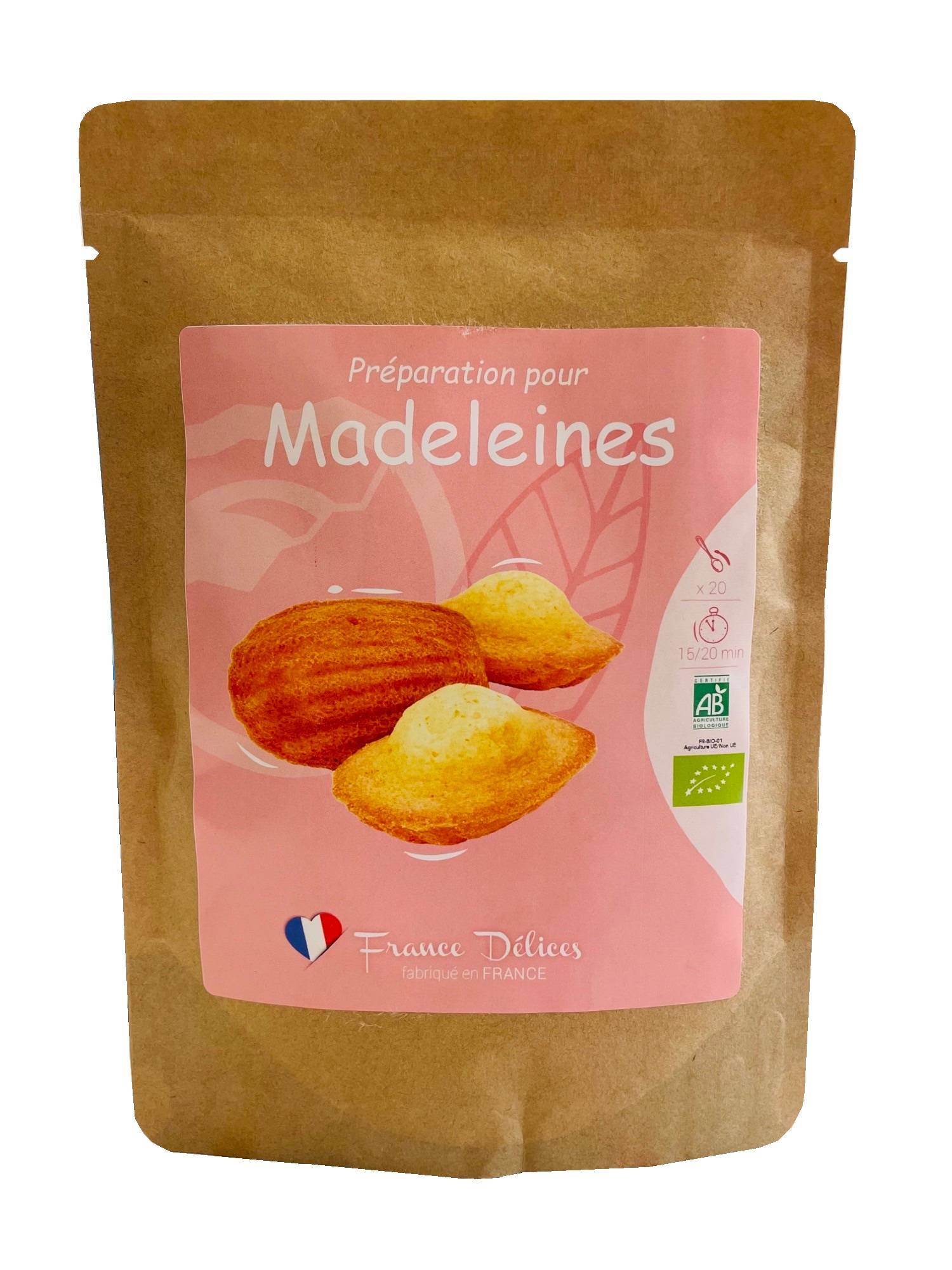 France Délices - Préparation crème brûlée 40 g pour 4 - FRANCE DÉLICES