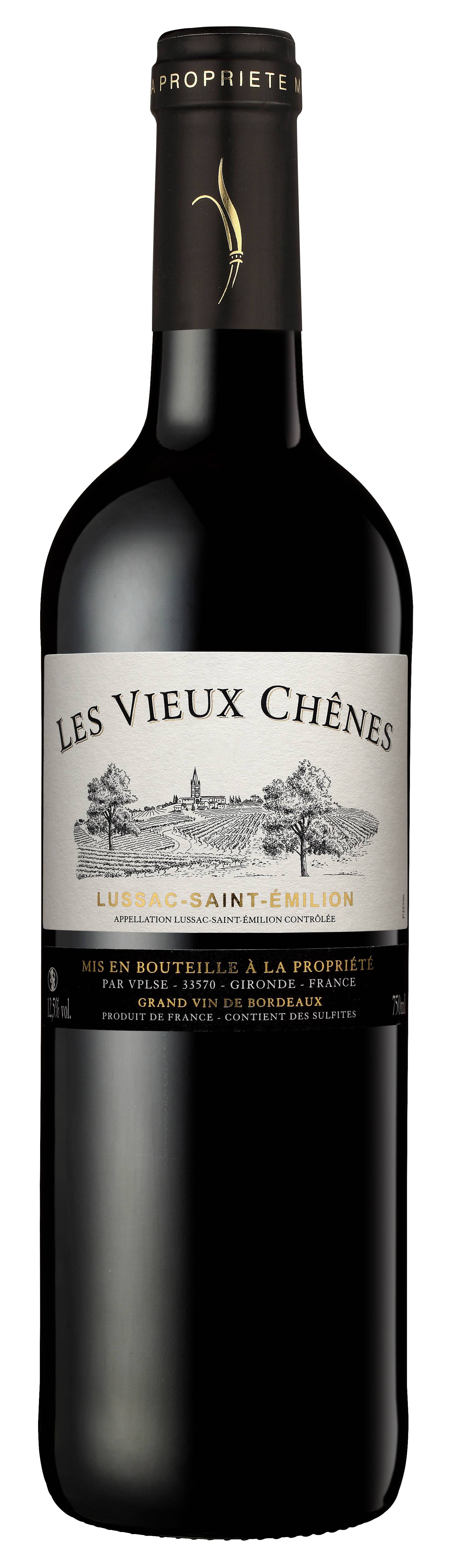 Puisseguin Lussac - Les Vieux Chênes rouge Lussac-Saint-Émilion 75 cl