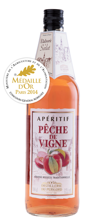 Distillerie du perigord - Apéritif Pêche de vigne 15° 70 cl - Distillerie du Périgord