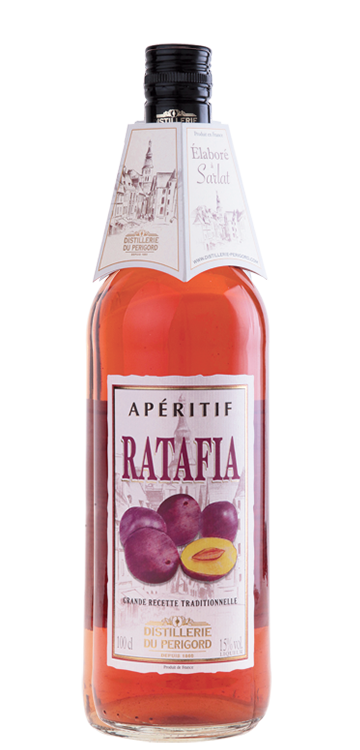 Distillerie du perigord - Apéritif Ratafia à la prune 15° 70 cl - Distillerie du Périgord