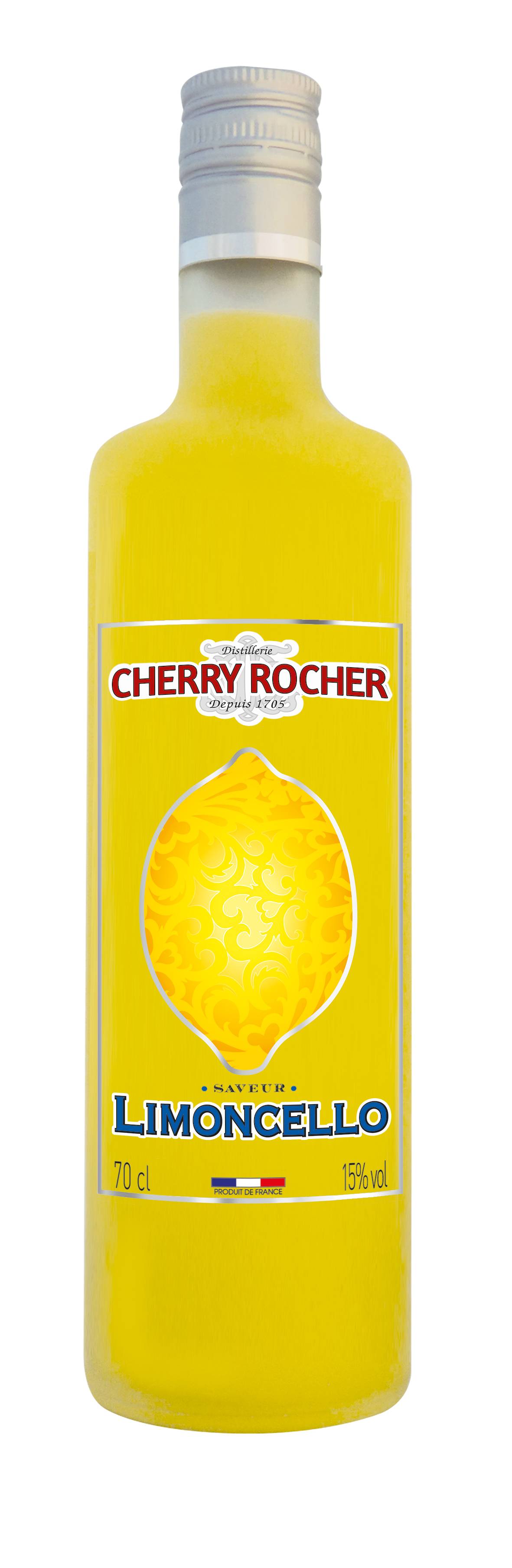 Distillerie du perigord - Liqueur de citron Limoncello 15° 70 cl - Cherry Rocher
