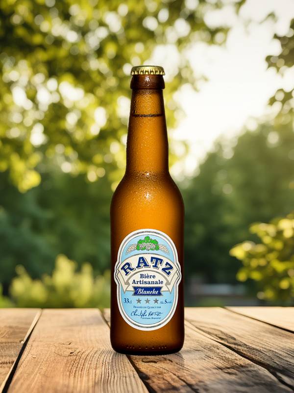 Ratz - Bière Ratz - Blanche 33 CL - Image 1