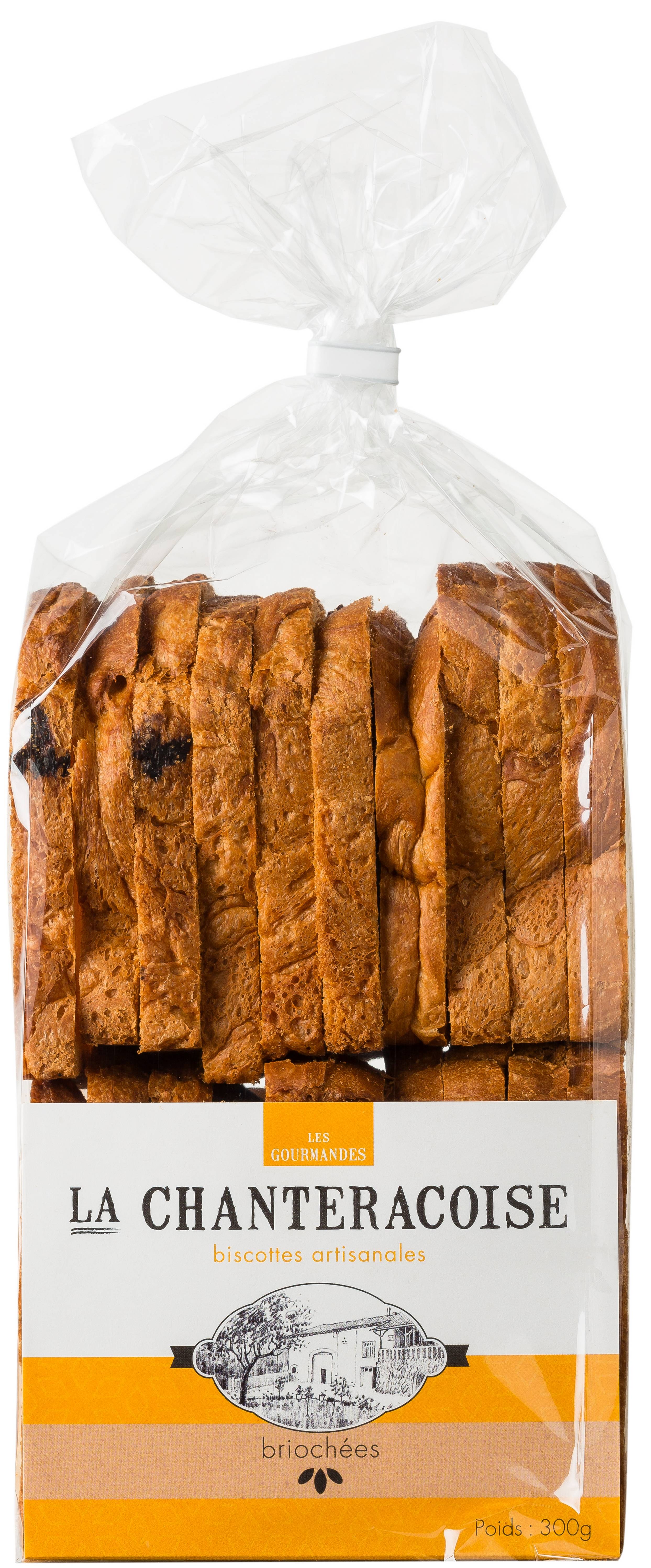 Biscotterie la Chanteracoise - Biscottes briochées 300 g - Biscotterie La Chanteracoise