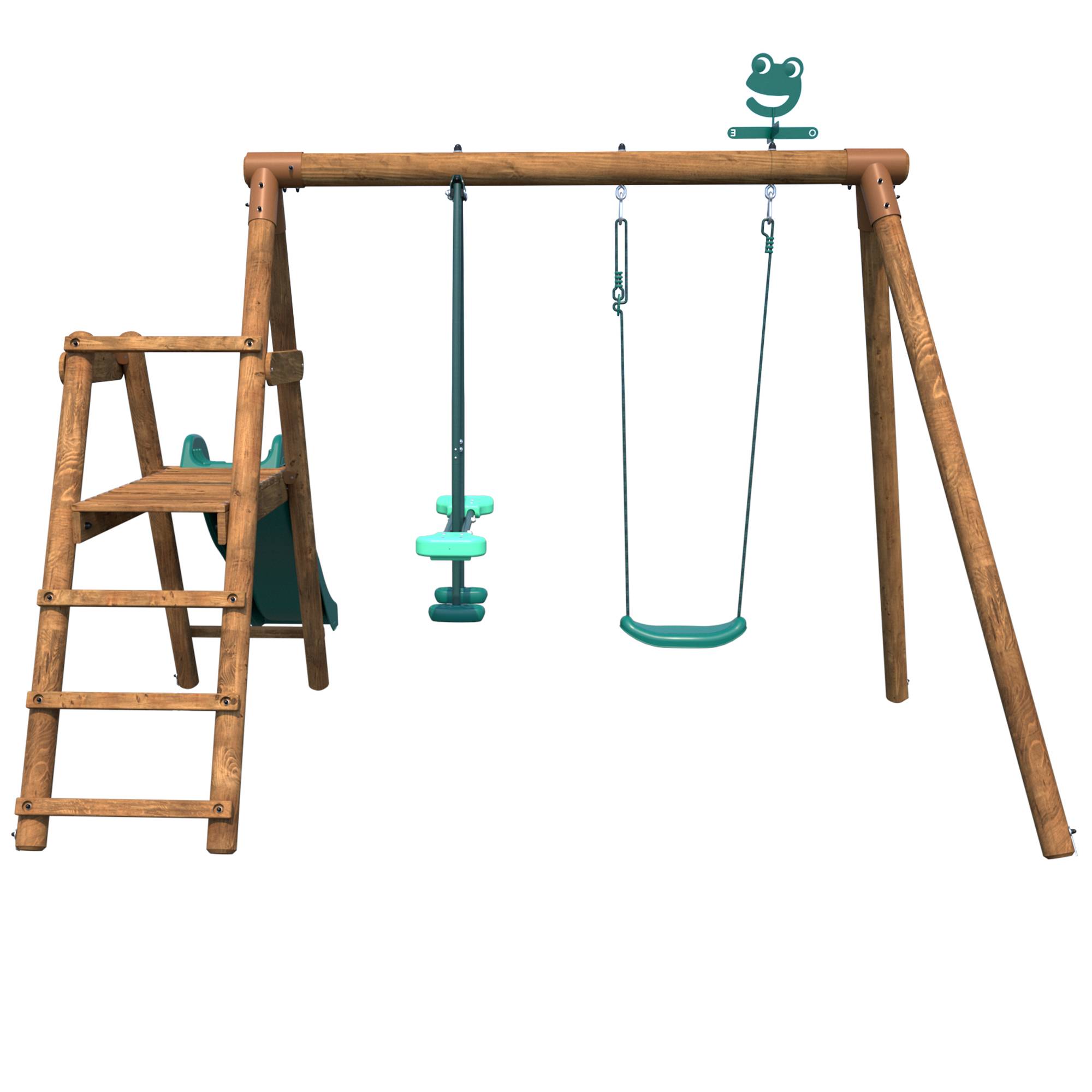 Soulet - Portique Jeux Bois Menthe - SOULET - Image 4