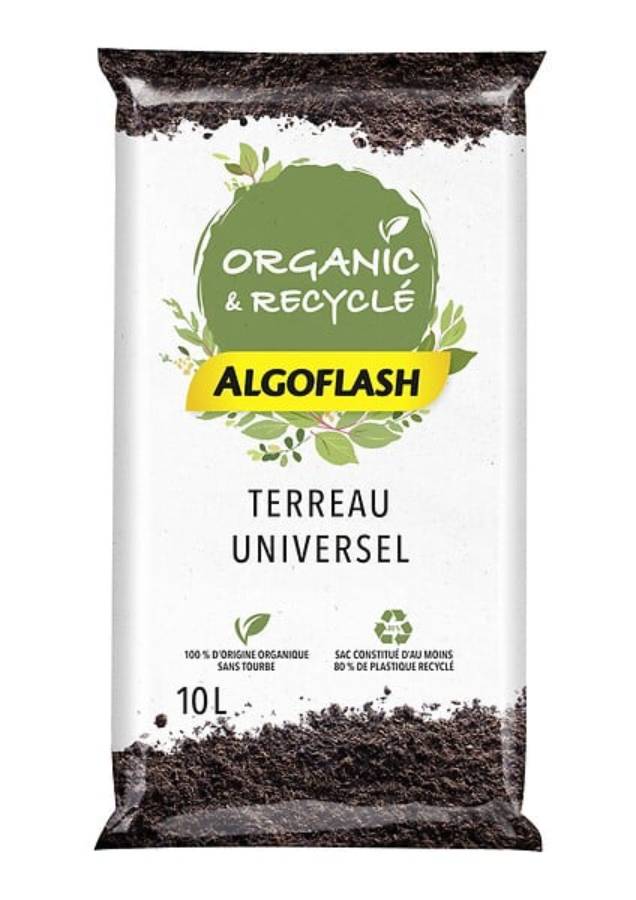 Algoflash Organic & Recyclé - Terreau universel - ALGOFLASH