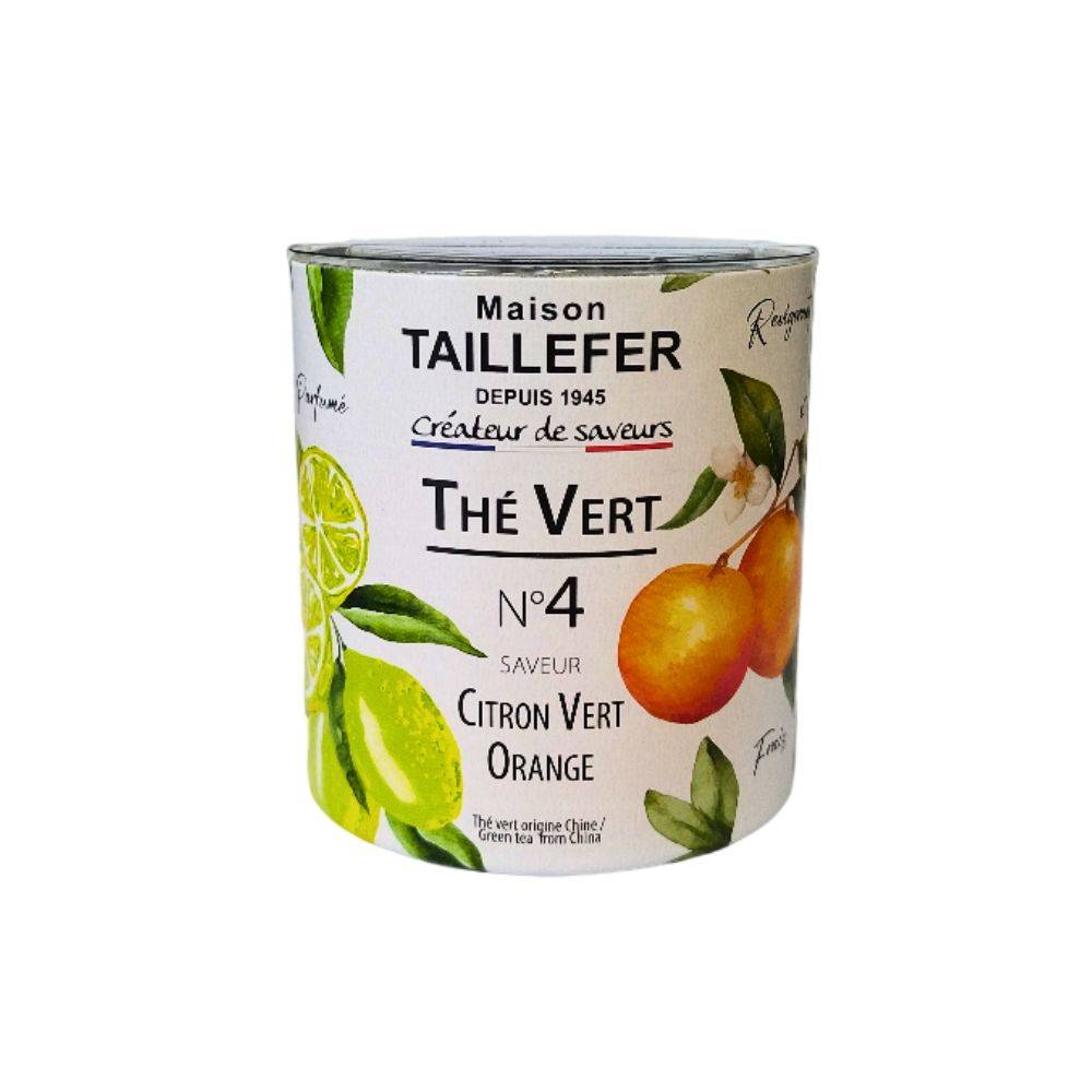 Maison Taillefer - Thé vert Orange, Citron vert 60 g - Maison Taillefer