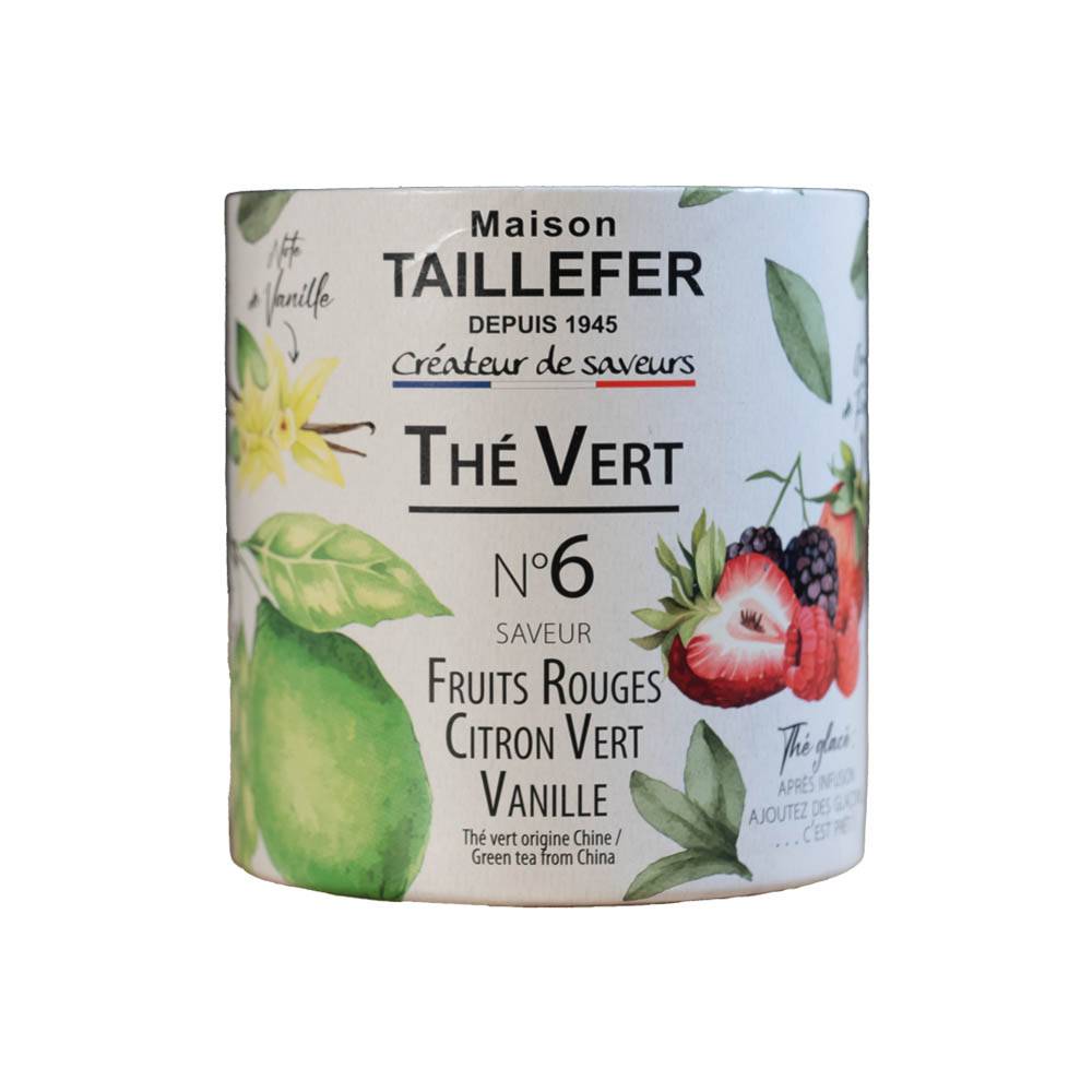 Maison Taillefer - Thé vert fruits rouges citron vert et vanille 60 g - Maison Taillefer - Image 2