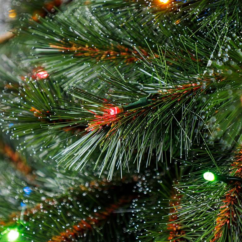 Sapin artificiel Colombia lumineux - Ø.117 x H.180 cm - Image 7