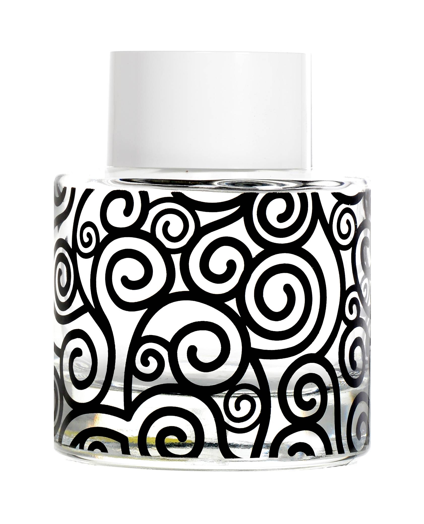 Goa - Goa - Contenant vide sérigraphie arabesque noir 200 ml