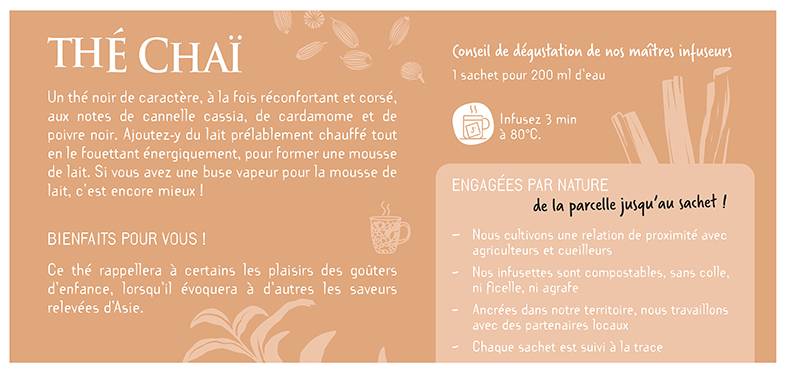 Les 2 Marmottes - Les 2 Marmottes - Thé Chaï 30 sachets - Image 3
