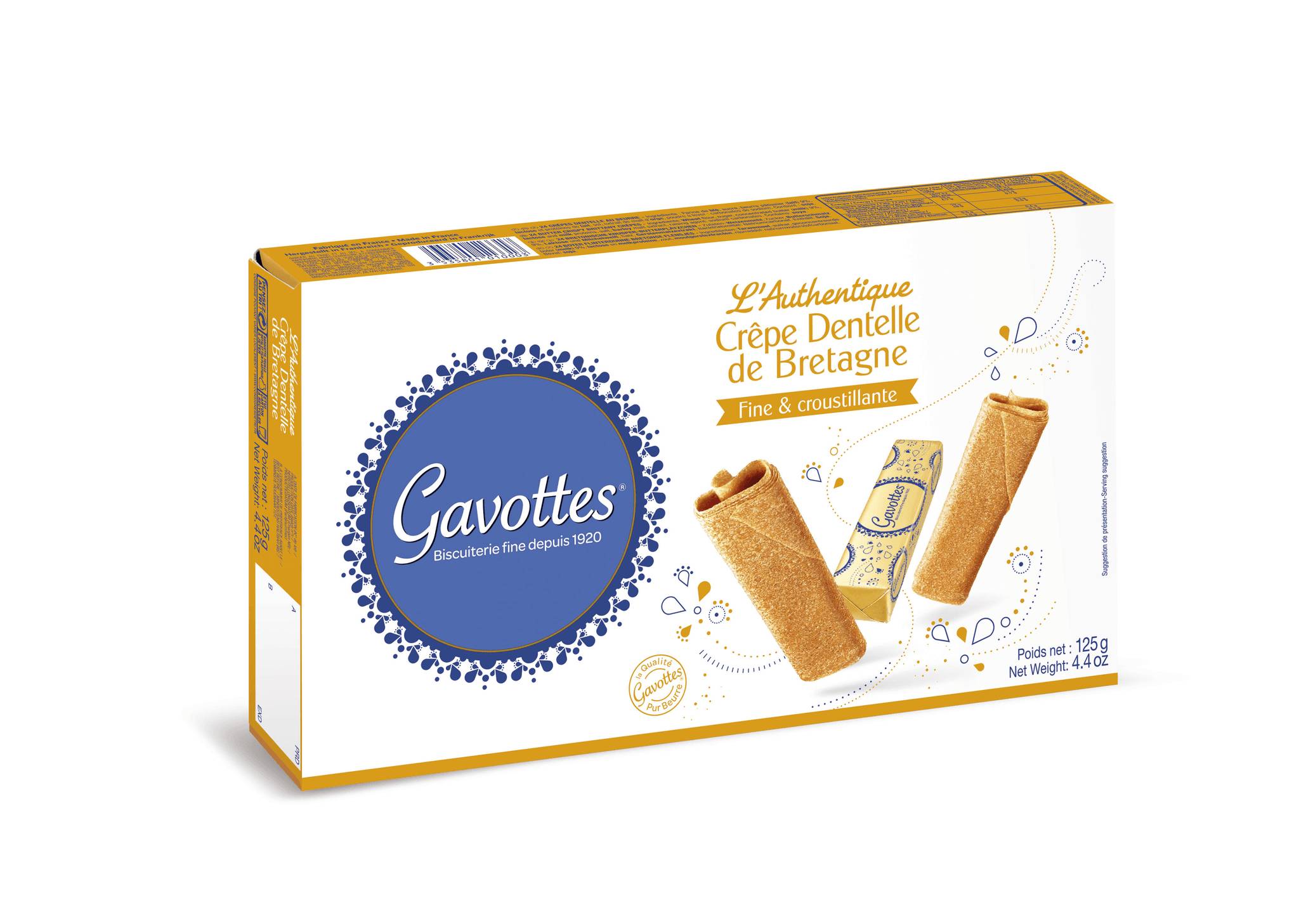 Gavottes - Gavottes - Crêpes Dentelle Nature 125 g