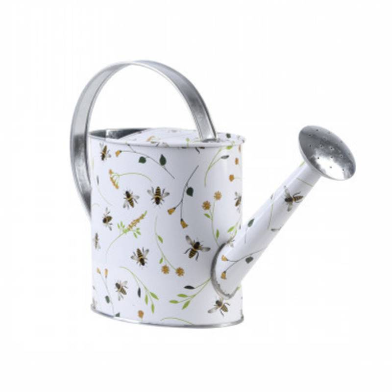 Arrosoir intérieur zinc imprimé abeilles H 23 cm – Aucune - Image 4