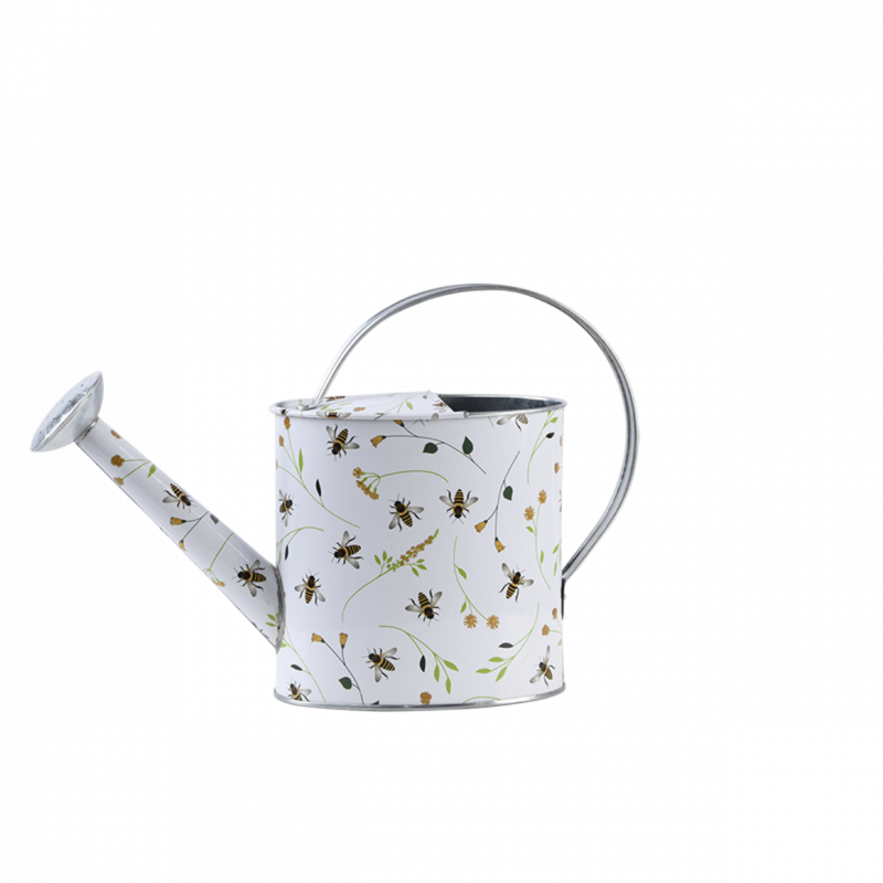 Arrosoir intérieur zinc imprimé abeilles H 23 cm – Aucune - Image 2