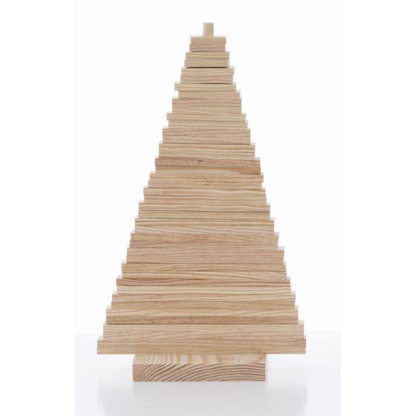 Sapin de Noël en bois 40 cm - Image 11