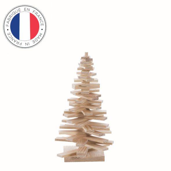 Sapin de Noël en bois 40 cm - Image 9