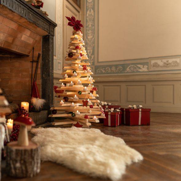 Mon Sapin Woody - Sapin en bois H.98 cm - Image 2