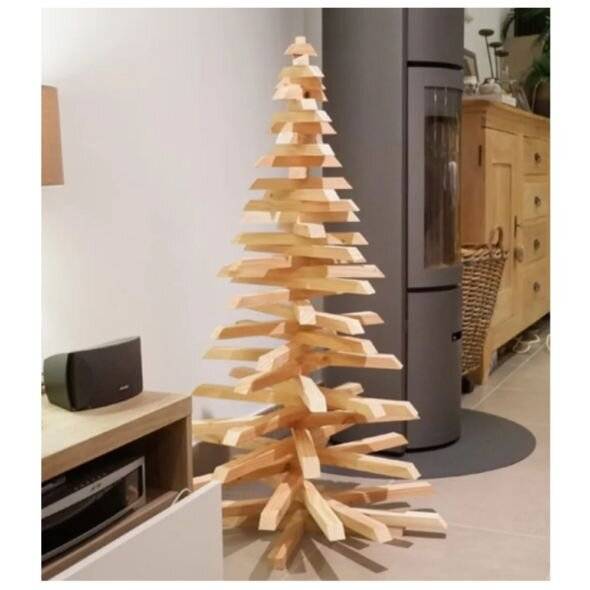 Mon Sapin Woody - Sapin en bois H.98 cm - Image 8