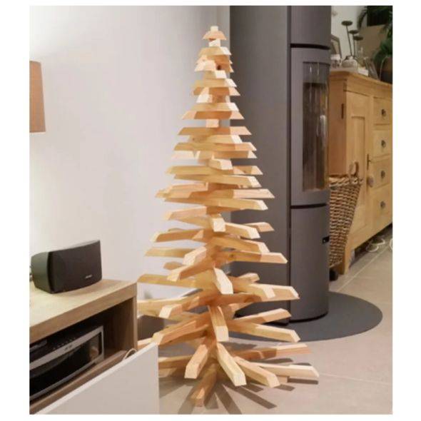 Mon Sapin Woody - Sapin en bois H.98 cm - Image 6