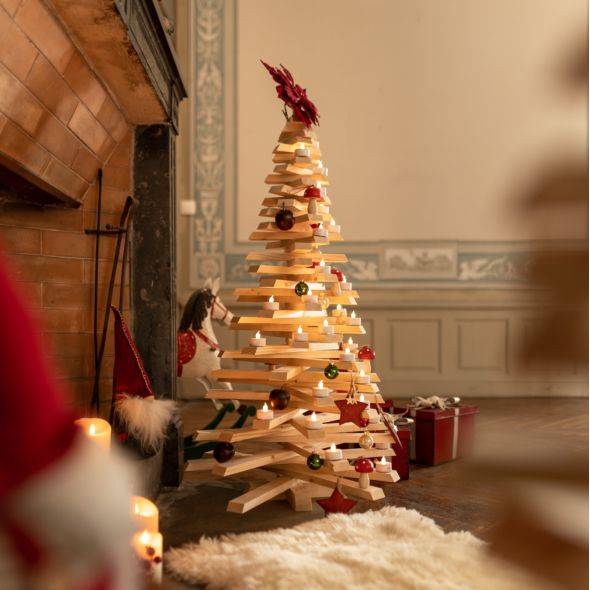 Mon Sapin Woody - Sapin en bois H.98 cm - Image 1