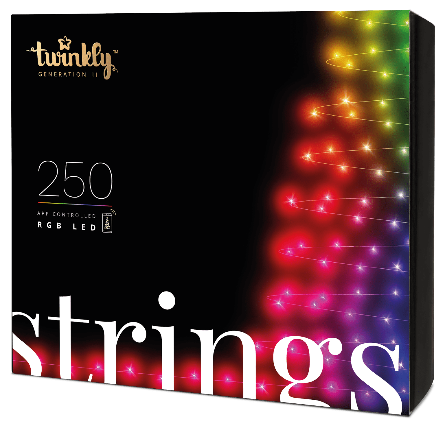 Twinkly - Twinkly - Guirlande lumineuse 250 leds - L.20 m