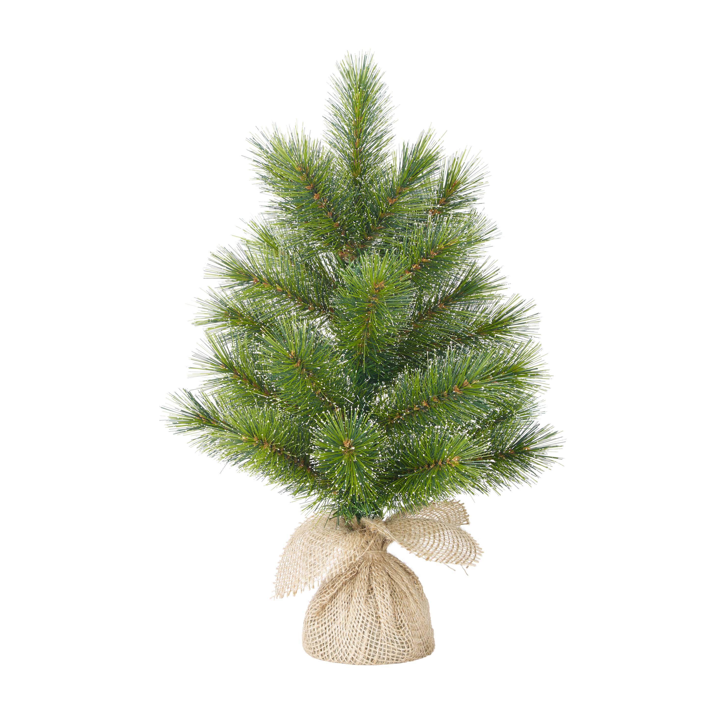 Glendon sapin d.noel  a. toile jute TIPS 45 -Poly-Vert- h60xd23cm - Image 2