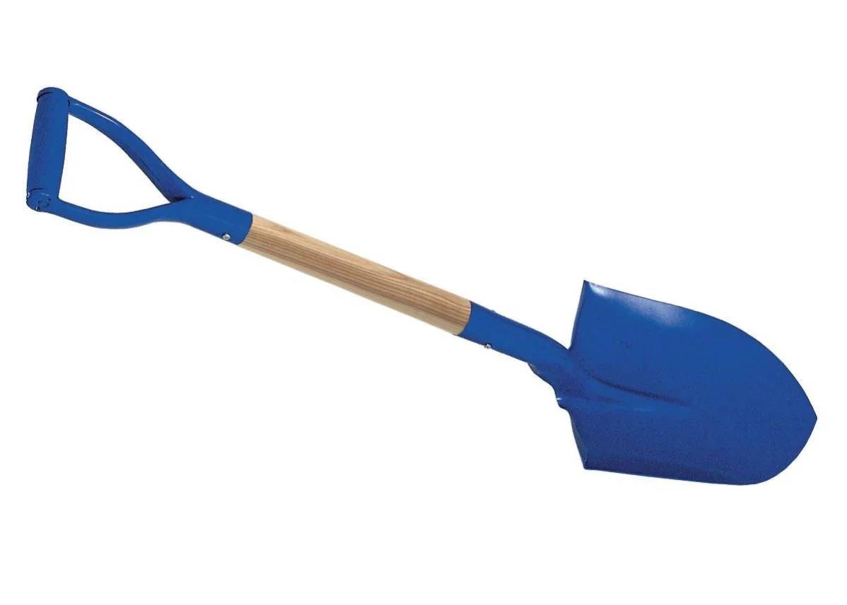 Pelle Bêche Jardin Acier Manche Bois L.75 cm - REVEX - Image 1