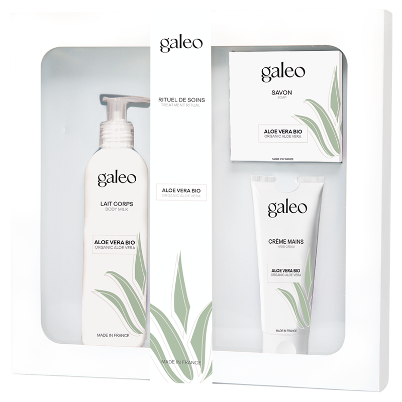 Galeo - Galeo - Rituel de soins à l'aloe vera bio L.28 x l.5,5 x H.29 cm - Image 1