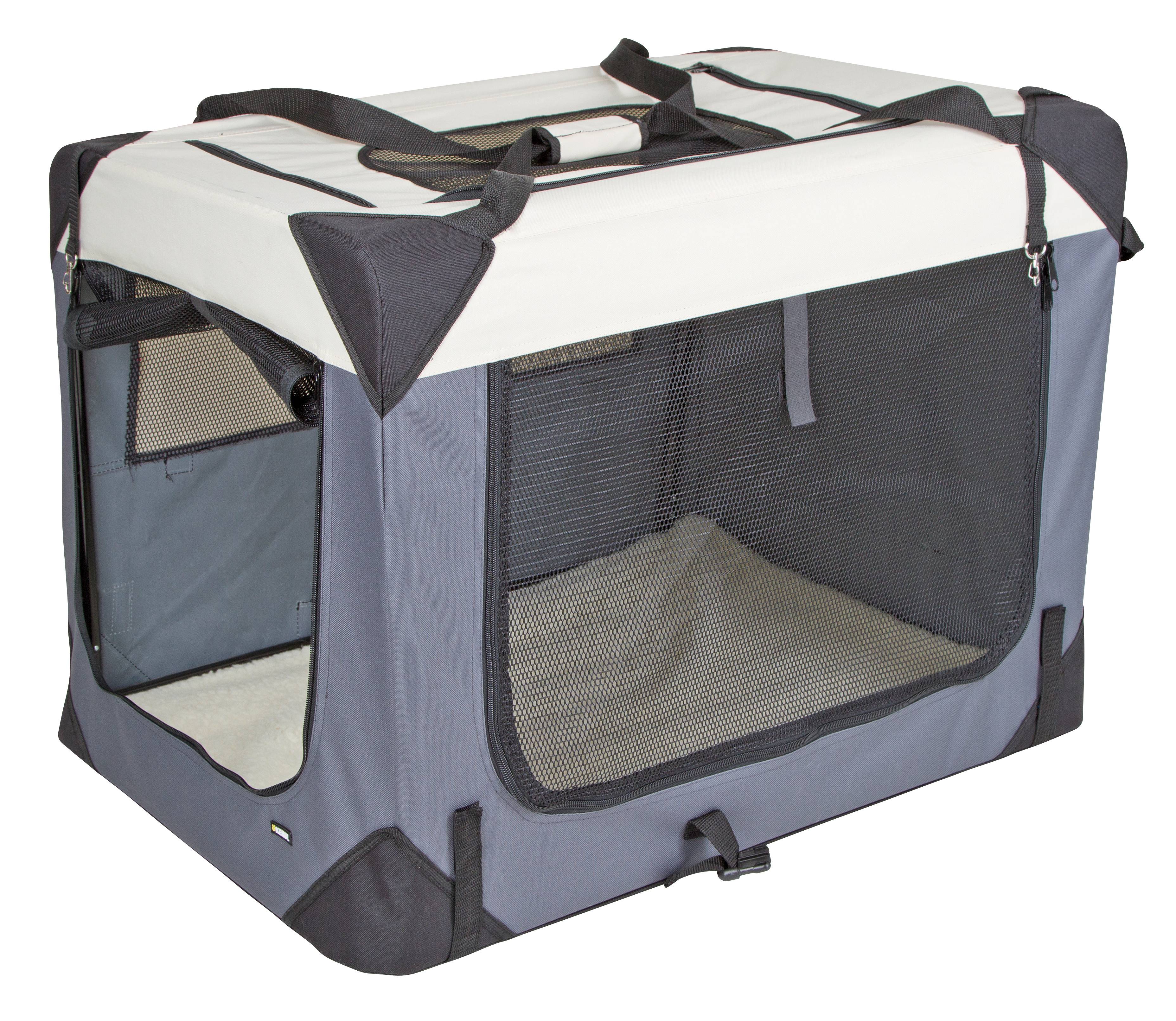 Box de transport Journey gris/beige, 70X52X52cm