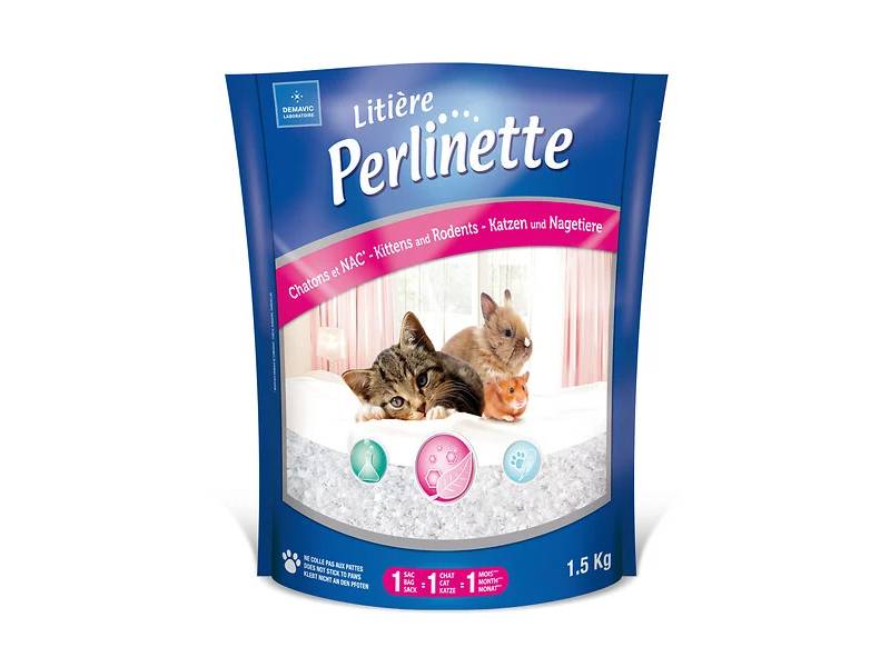 Litière Chatons et N.A.C Silica Gel 1,5kg - DEMAVIC