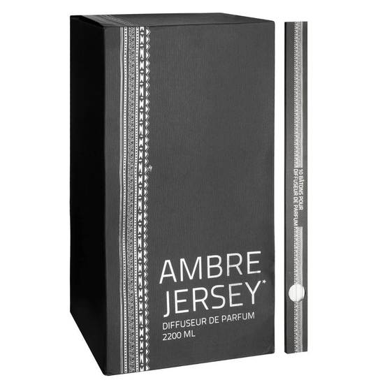 Diffuseur de Parfum Verre Bois Noir 8,2 x 8,2 x 17,4 cm Ambre et Jersey – ATMOSPHERA - Image 5