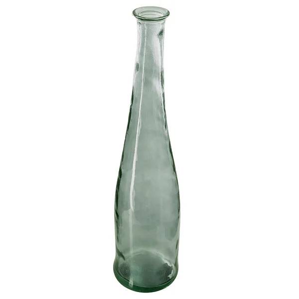 Vase long verre vert H 80 cm - ATMOSPHERA - Image 1
