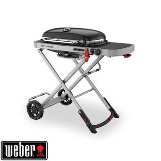 Weber - Barbecue gaz de transport acier Traveller Weber