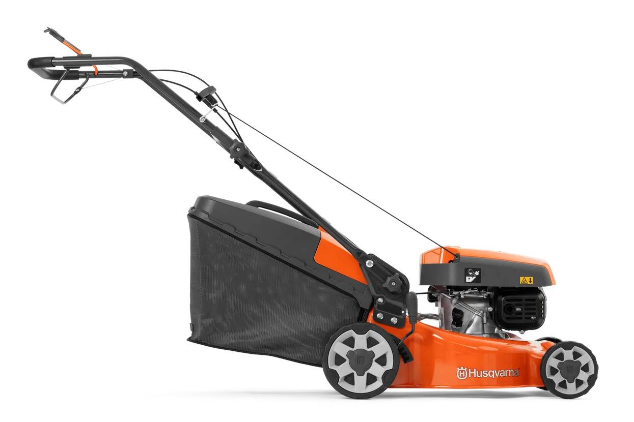 Tondeuse thermique acier orange et noir L.40 cm Husqvarna - Image 1