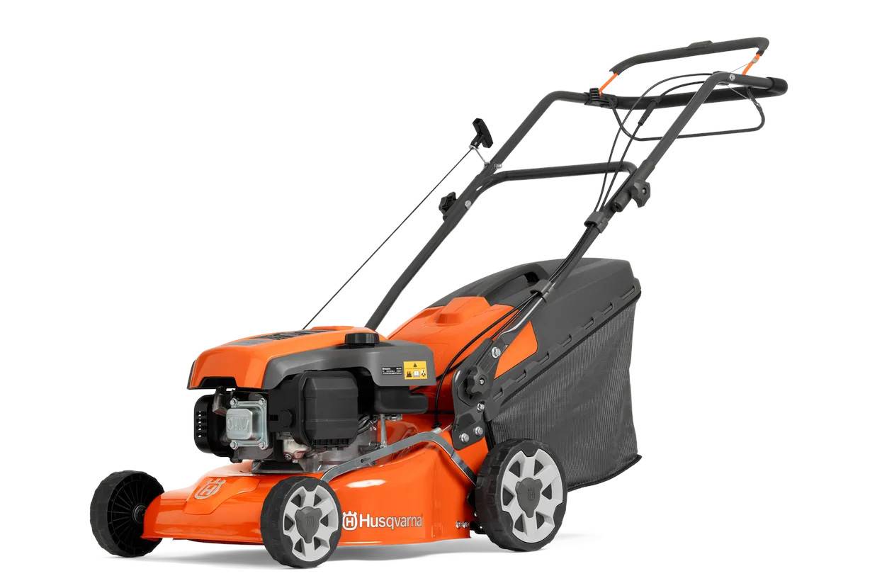 Tondeuse thermique acier orange et noir L.40 cm Husqvarna - Image 2
