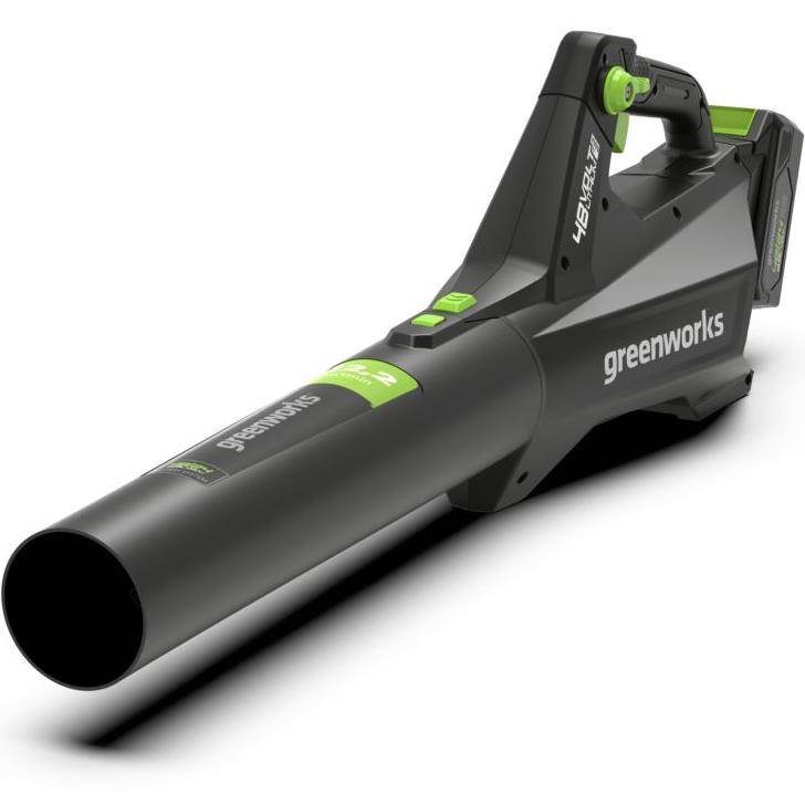 Greenworks - Souffleur feuilles élec à batt G48ABK2 DVT 48V Av batt/chargeur - Image 2