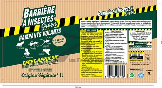 Barrière à insectes Green - Répulsif Insectes Actif Végétal - BAR INS GR - Image 2