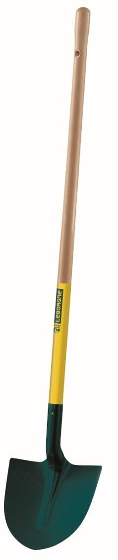 Pelle ronde acier trempé manche bois 110 cm – LEBORGNE - Image 1