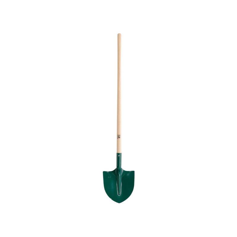 Pelle ronde acier trempé manche bois 110 cm – LEBORGNE - Image 2