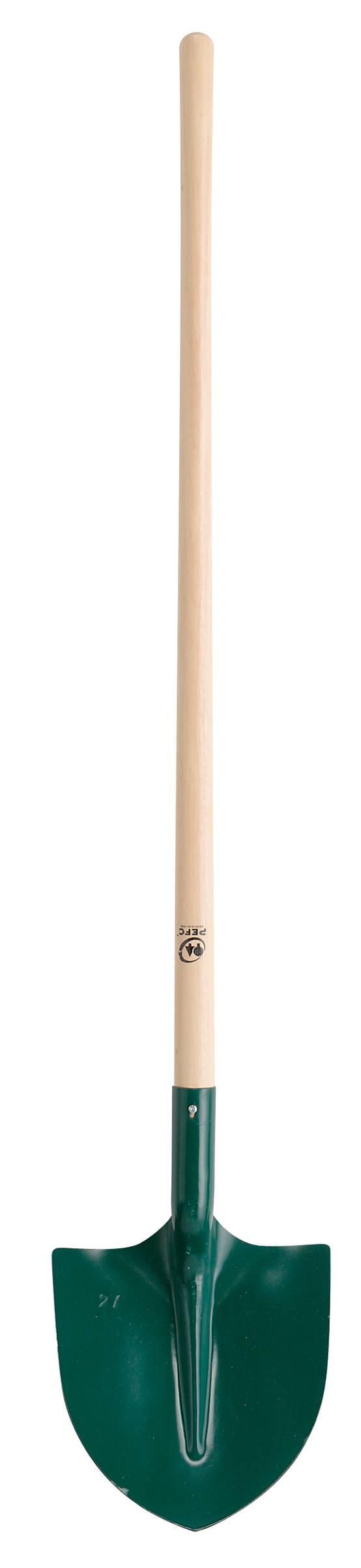 Pelle ronde tôle manche bois 110 cm LEBORGNE - Image 1