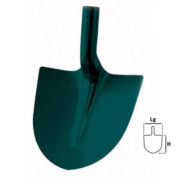 Pelle ronde tôle manche bois 110 cm LEBORGNE - Image 3